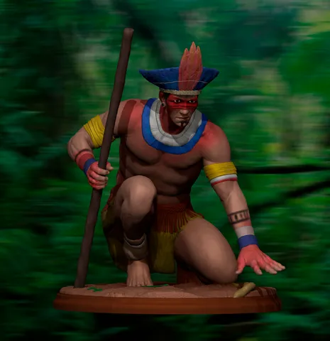 Brazilian indigenous #sculping #contest