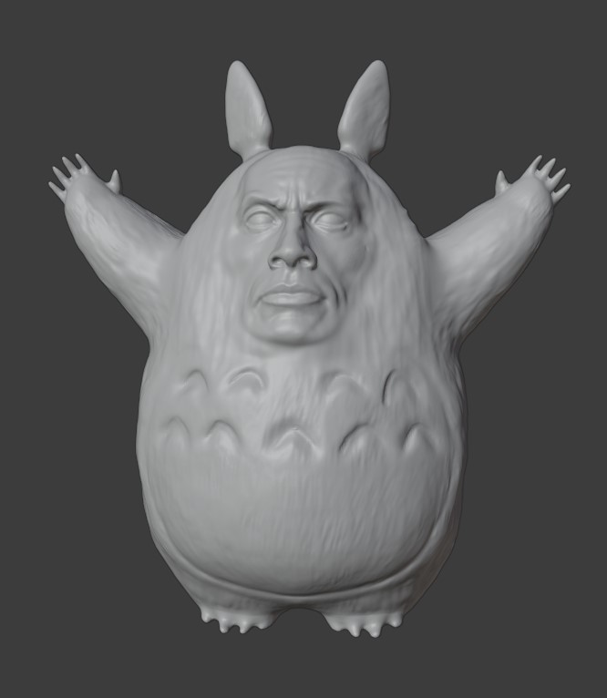 Totorock (The Rock + My Neighbor Totoro) - Support Free