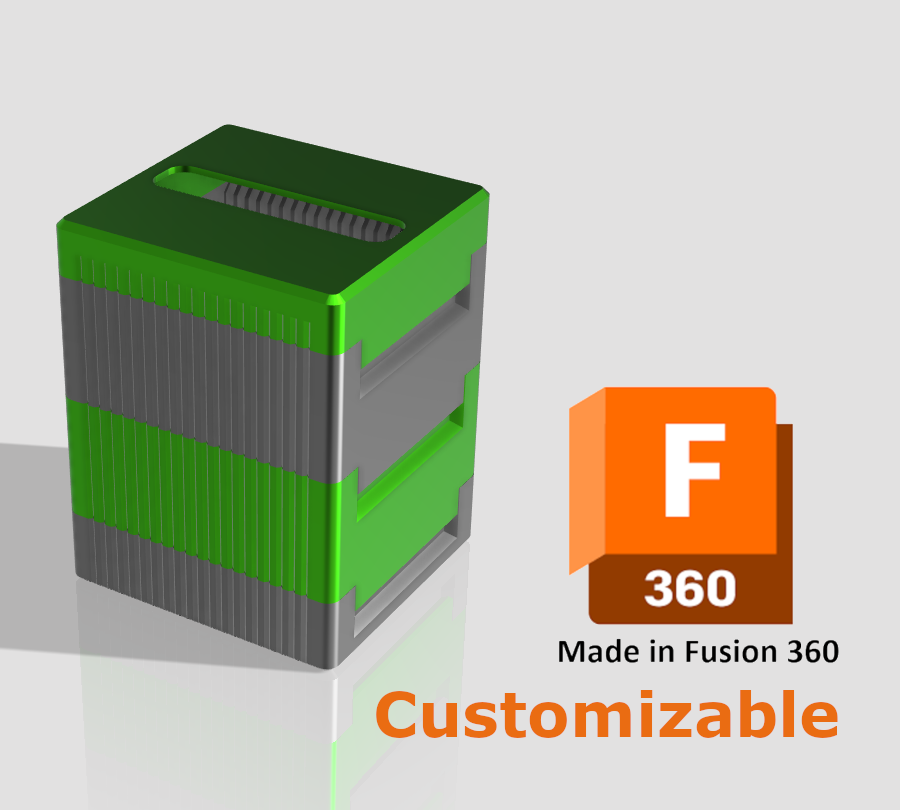 Stackable  Filament Swatches Box - Customizable