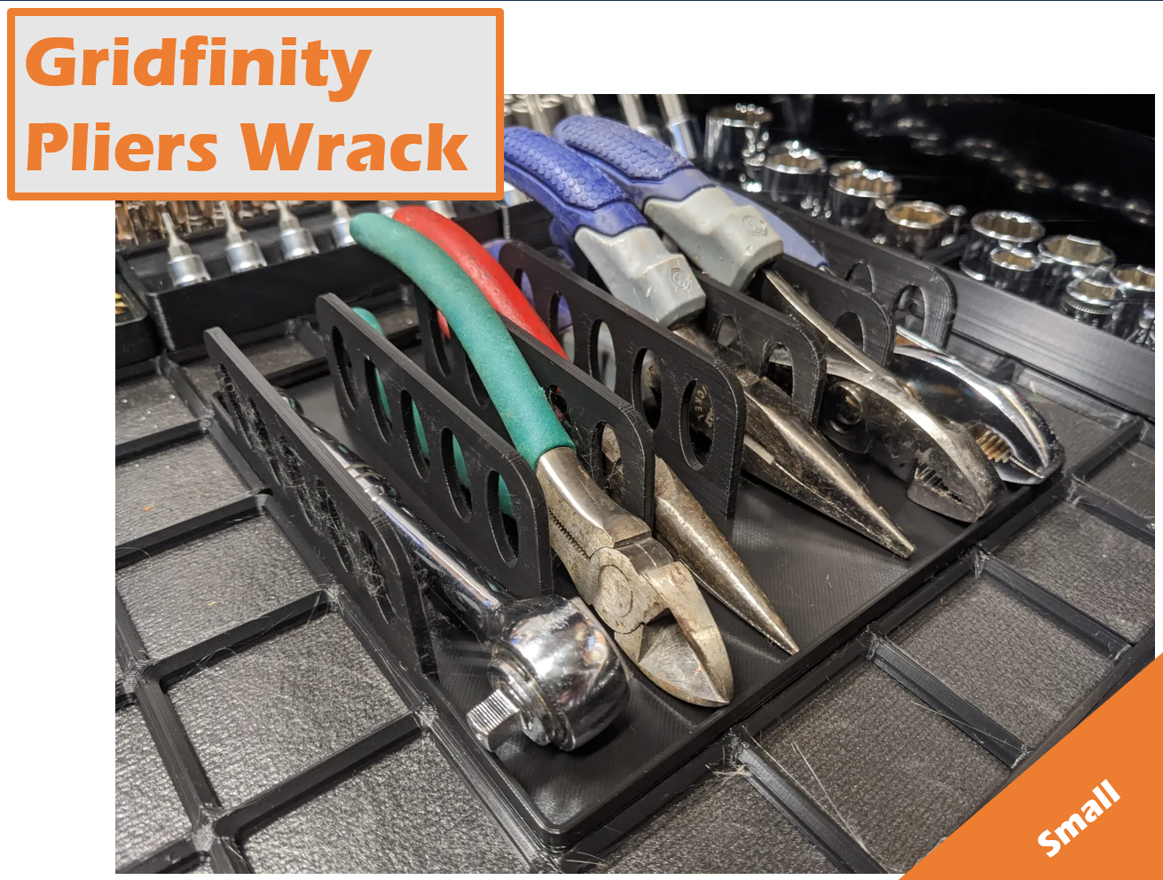 Gridfinity Pliers Wrack (Small)
