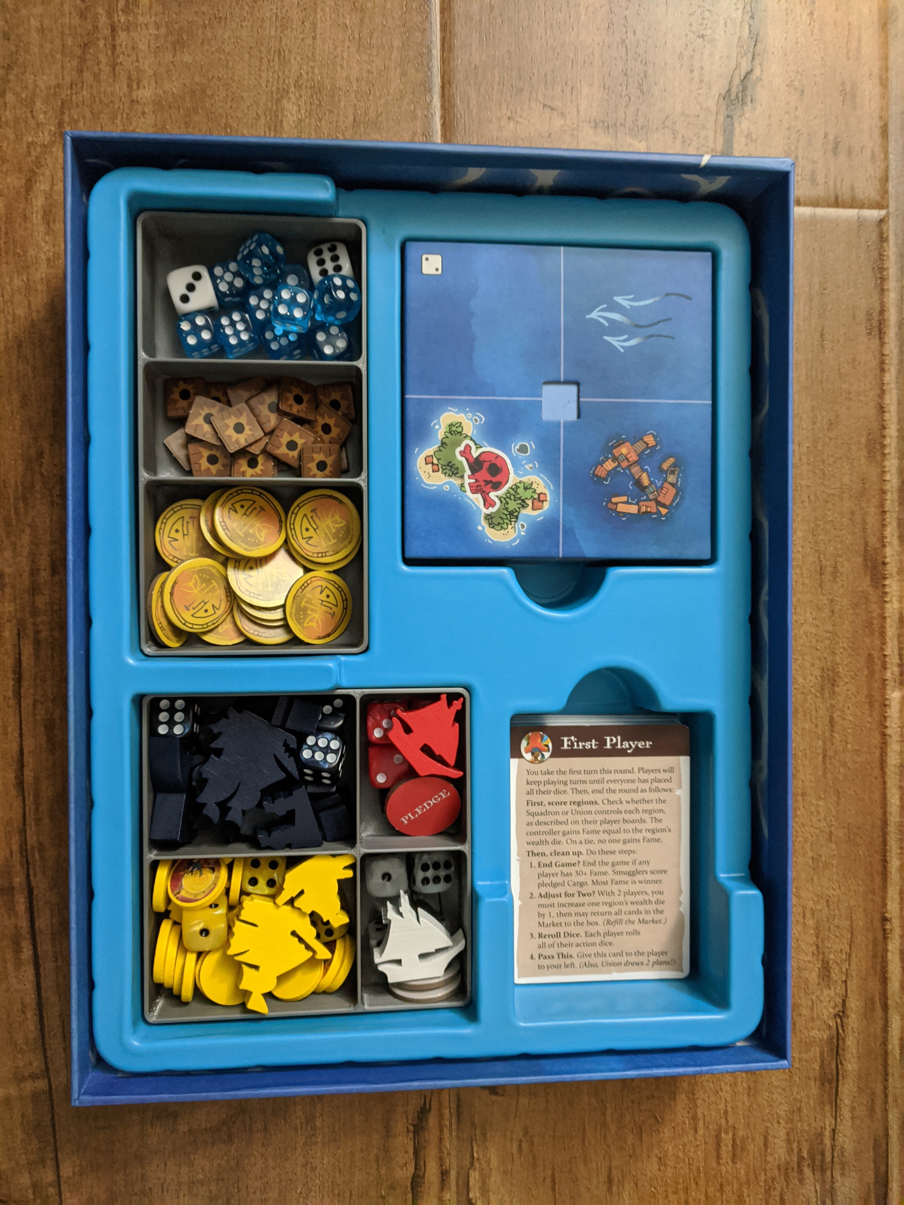 Ahoy (Board Game) Insert Organizer