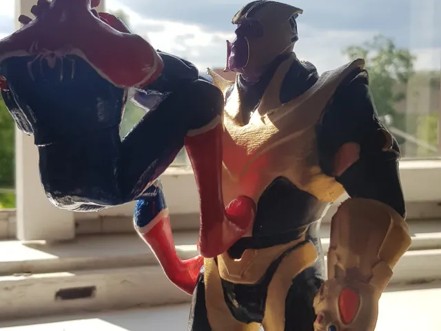 Thanos vs Spiderman