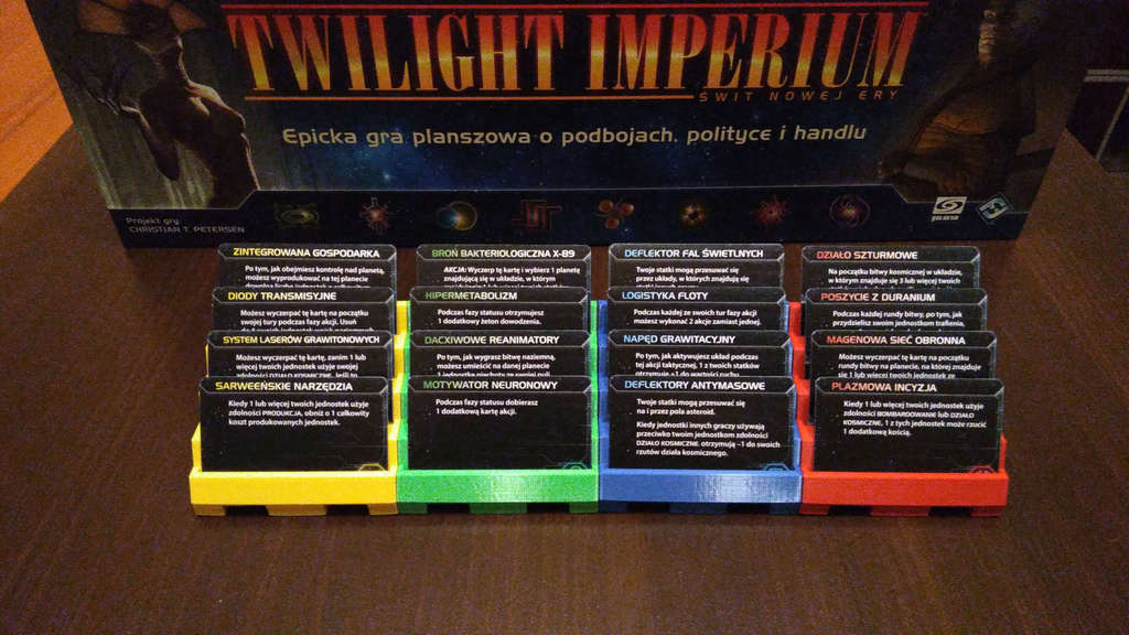 Technologies Cards Stand for Twilight Imperium