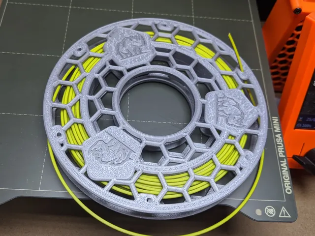Test filament spool