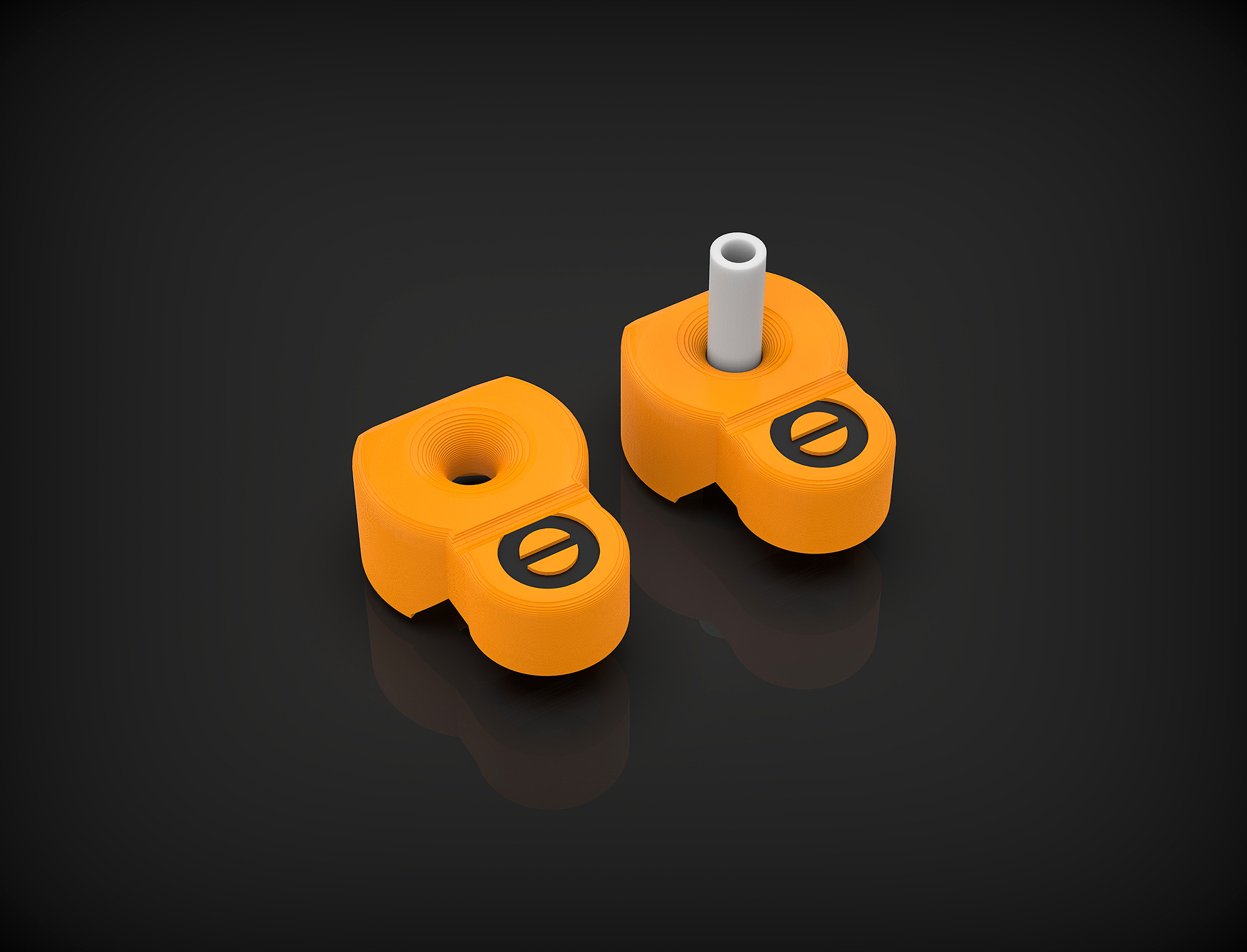 Bambu AMS Feeder Protector / Adapter 3D model thumbnail