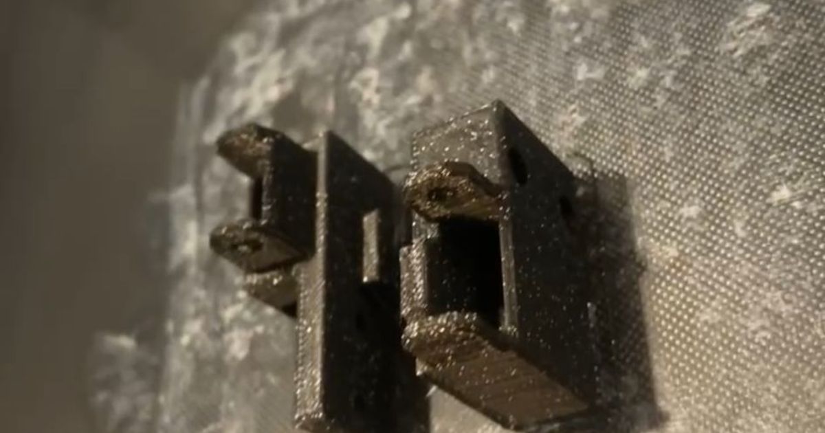 End links for Cable Chain for Ender 6 heated bed cables by Nadir Download free STL model