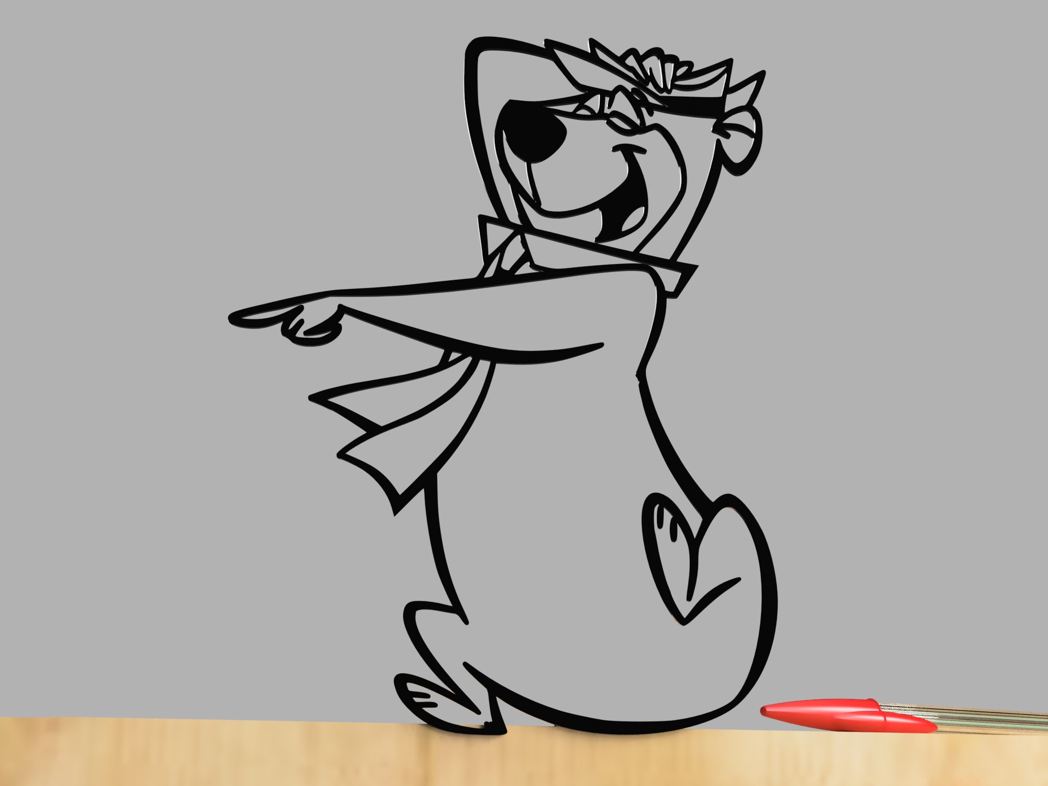 Yogi Bear by Joe | Download free STL model | Printables.com