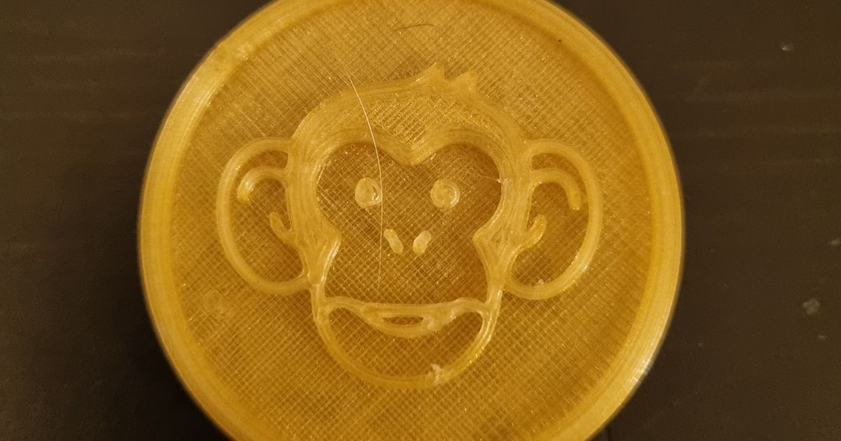 Monkey Coin by NF Download free STL model Printables