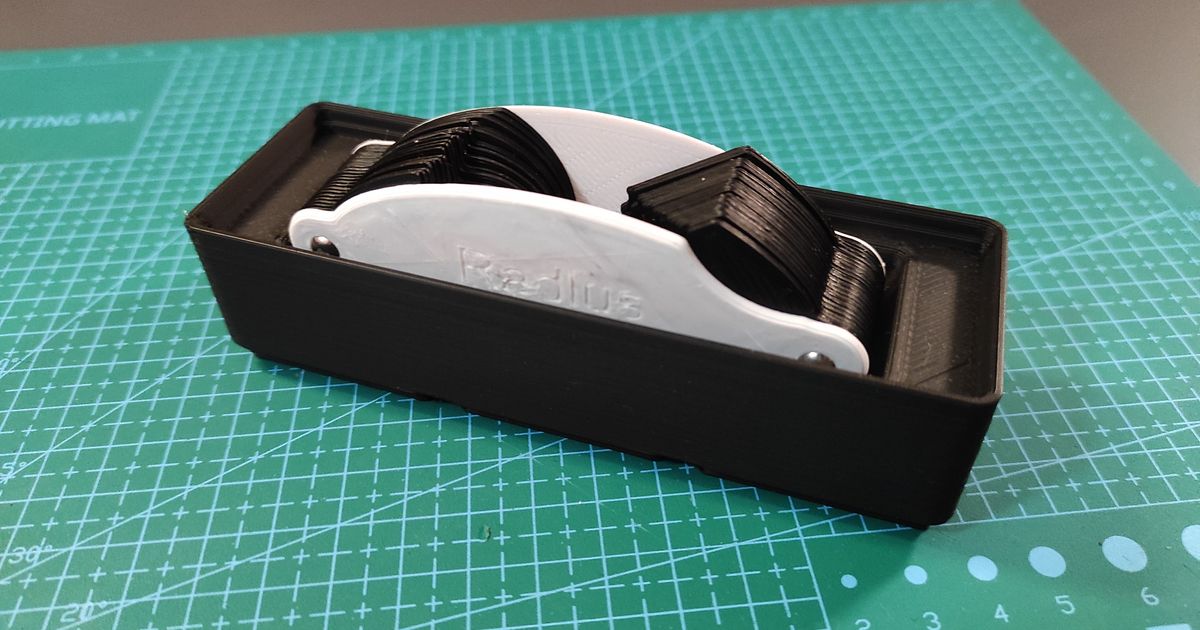 Gridfinity radius gauge holder by Pirzmag Download free STL model