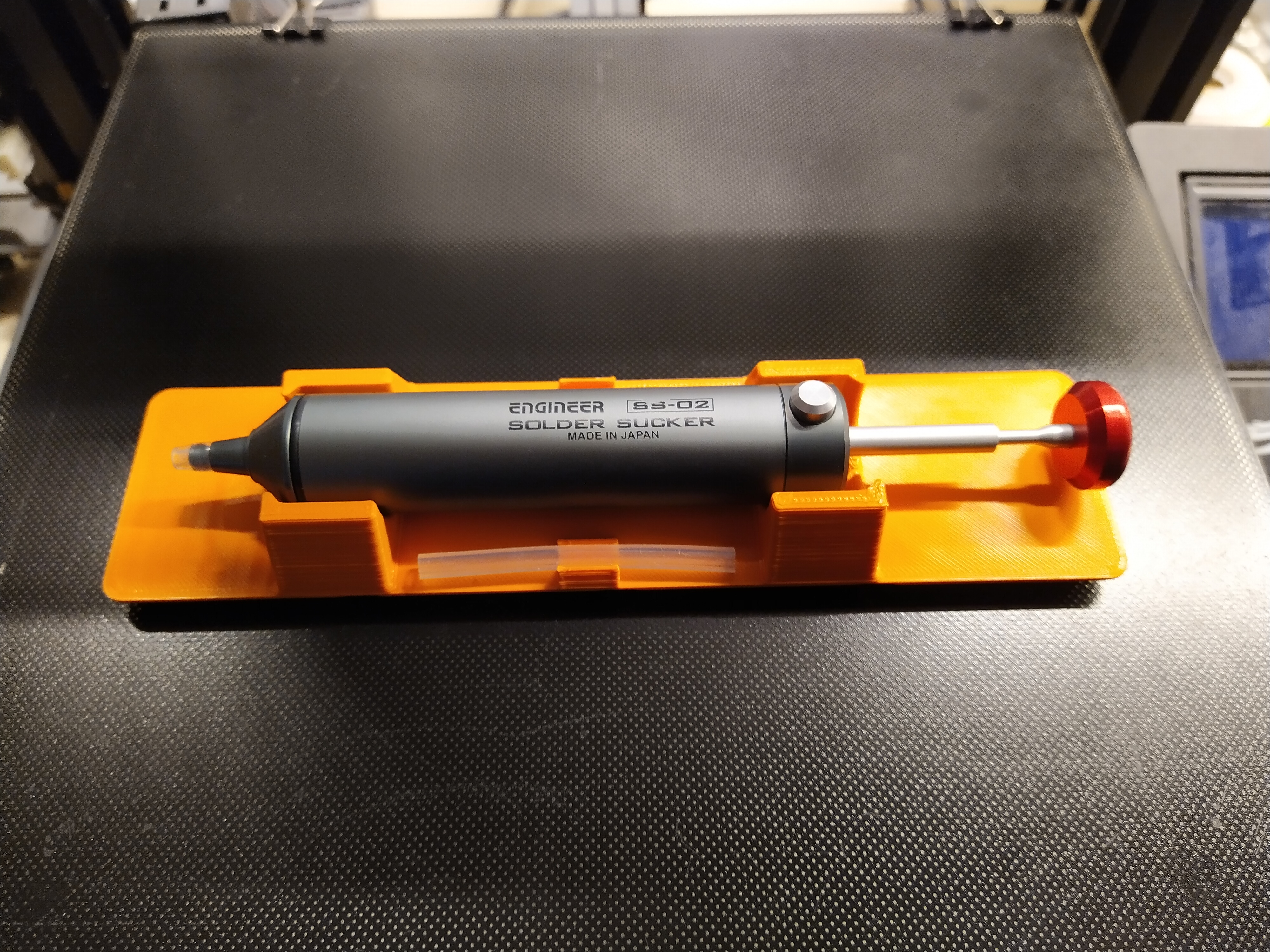 Gridfinity Holder for SS-02 Engineer Solder Sucker - 4 Cells