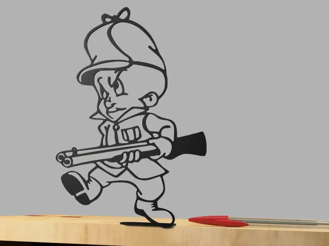 Elmer Fudd - It's wabbit hunting season