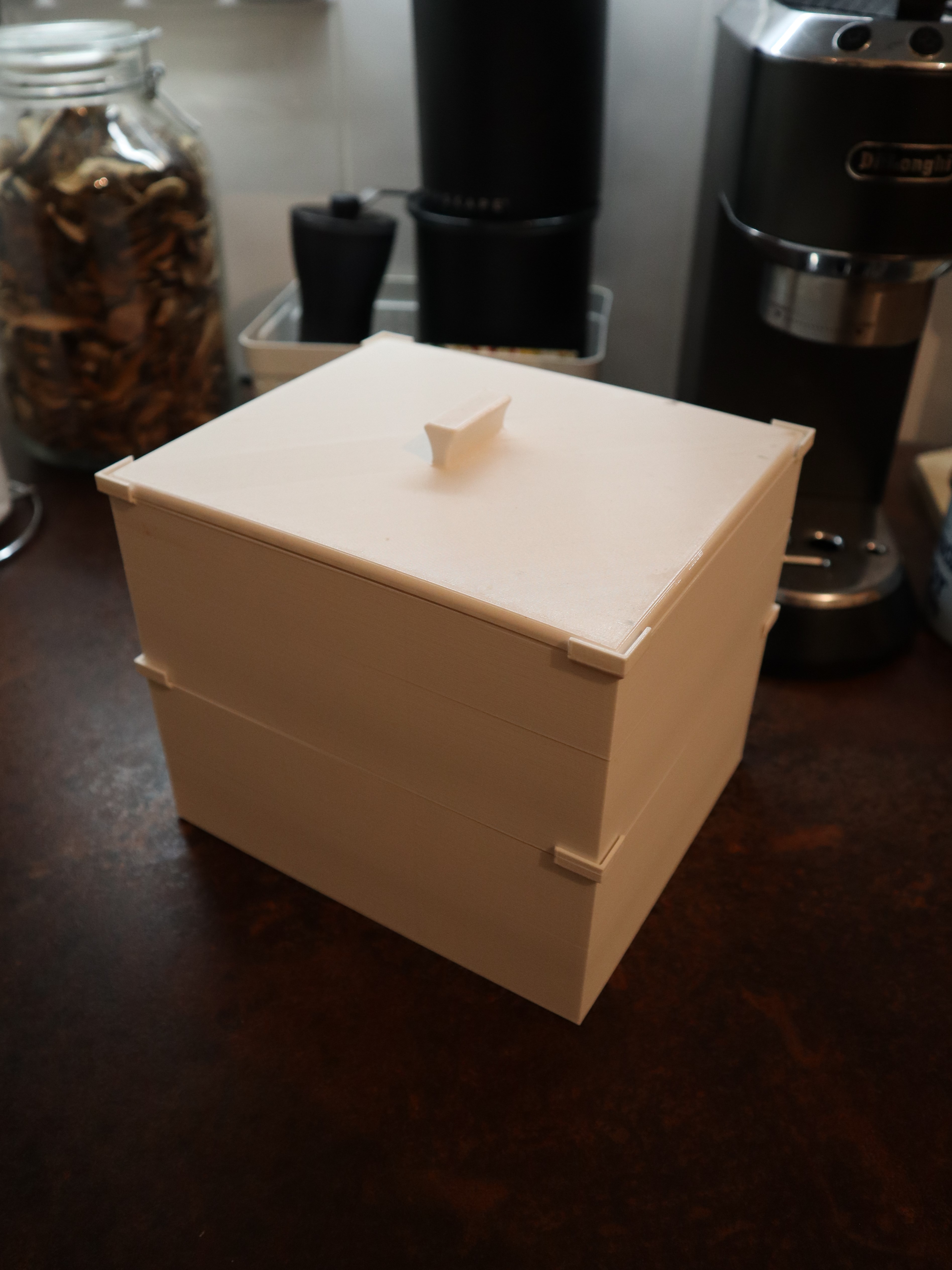 Miniatura 2 do modelo 3D Tea box (stackable)