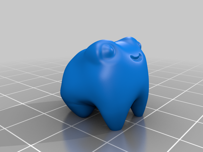 Miniatura 2 do modelo 3D Cute frog