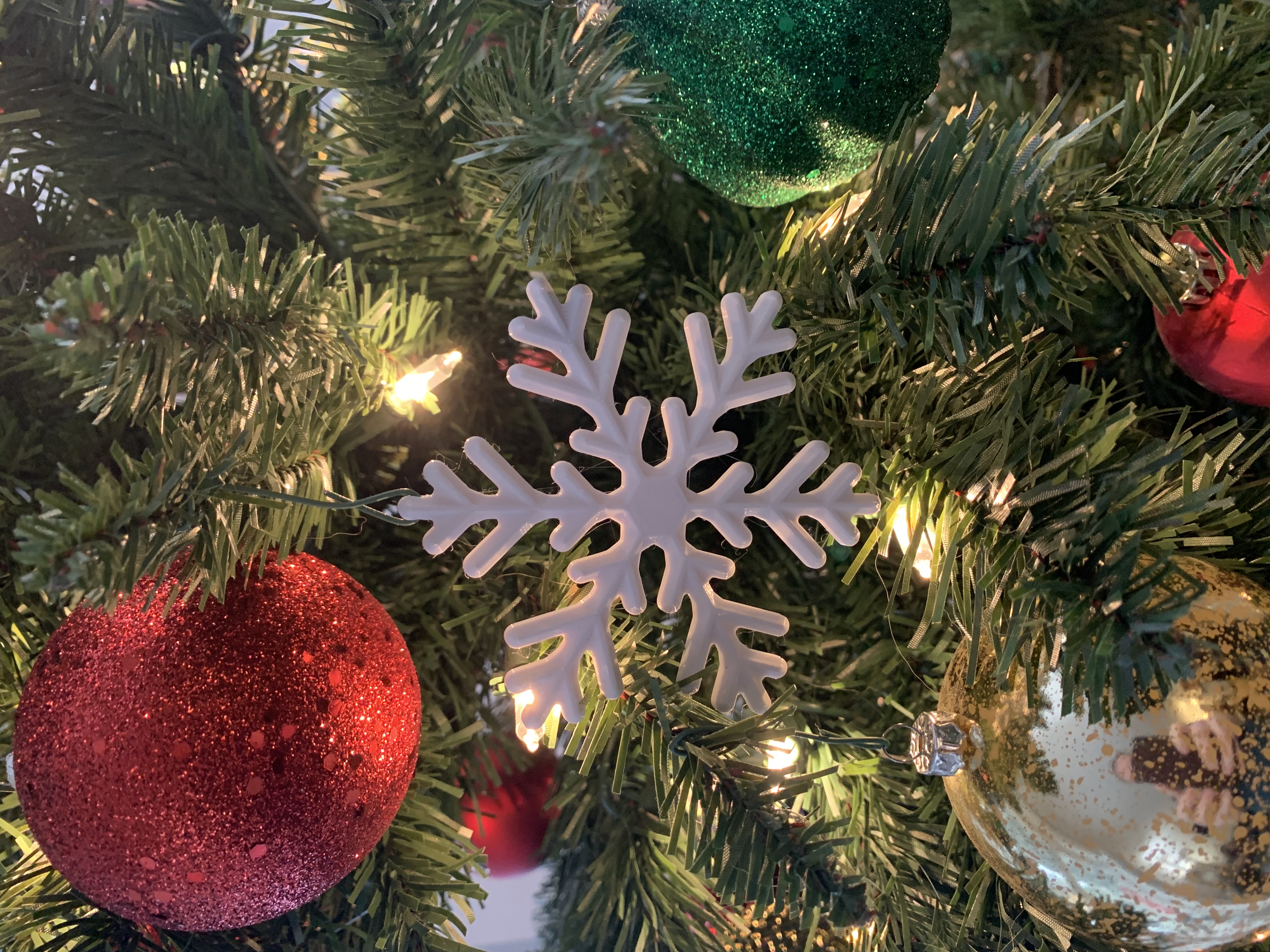 Snowflake Christmas Ornament