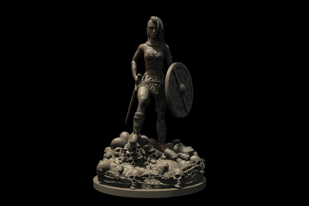 Ágda - The Viking by Wilker3d | Download free STL model | Printables.com