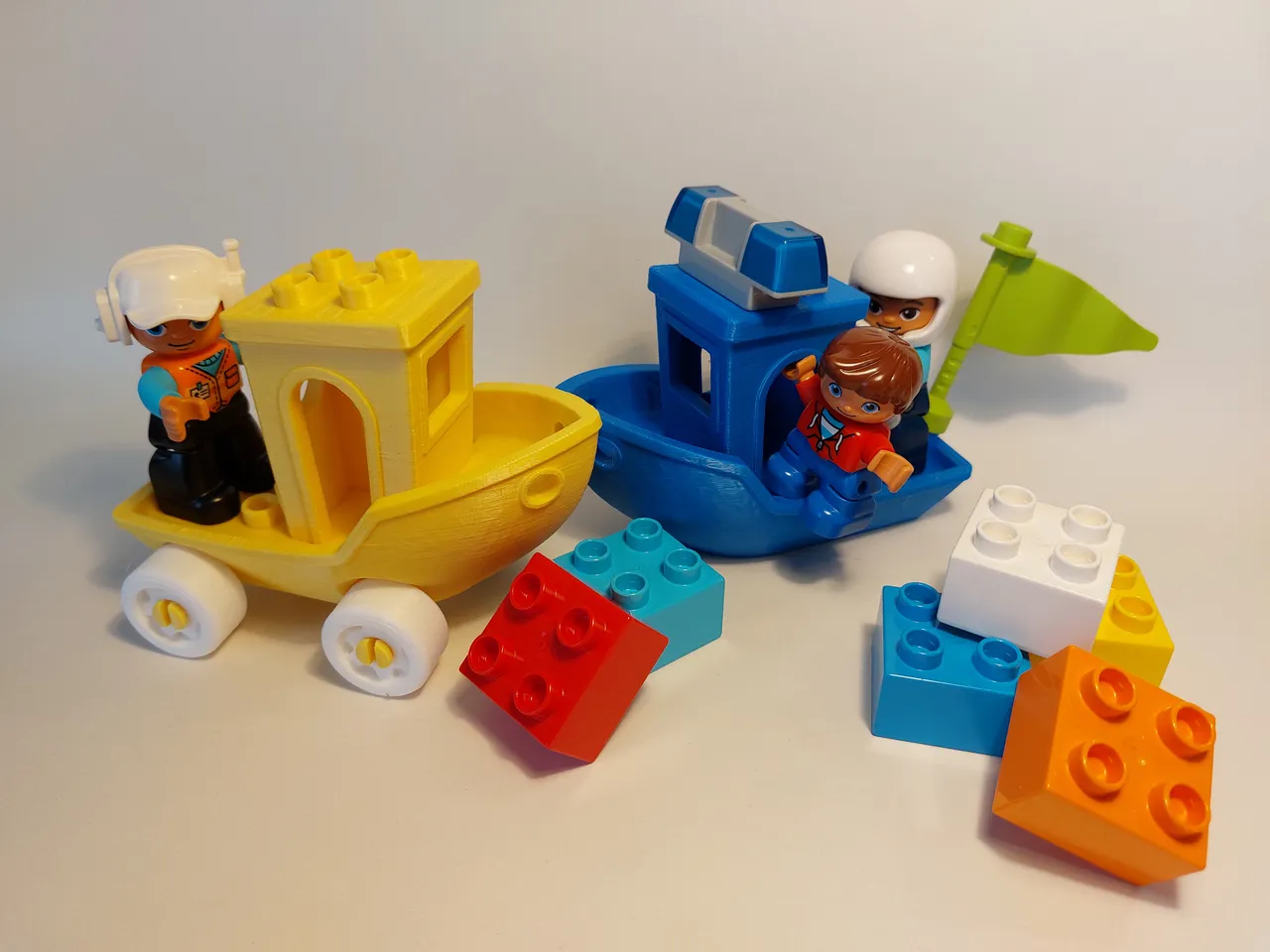 Lego Duplo car-boat Repoholy | Download free STL model |