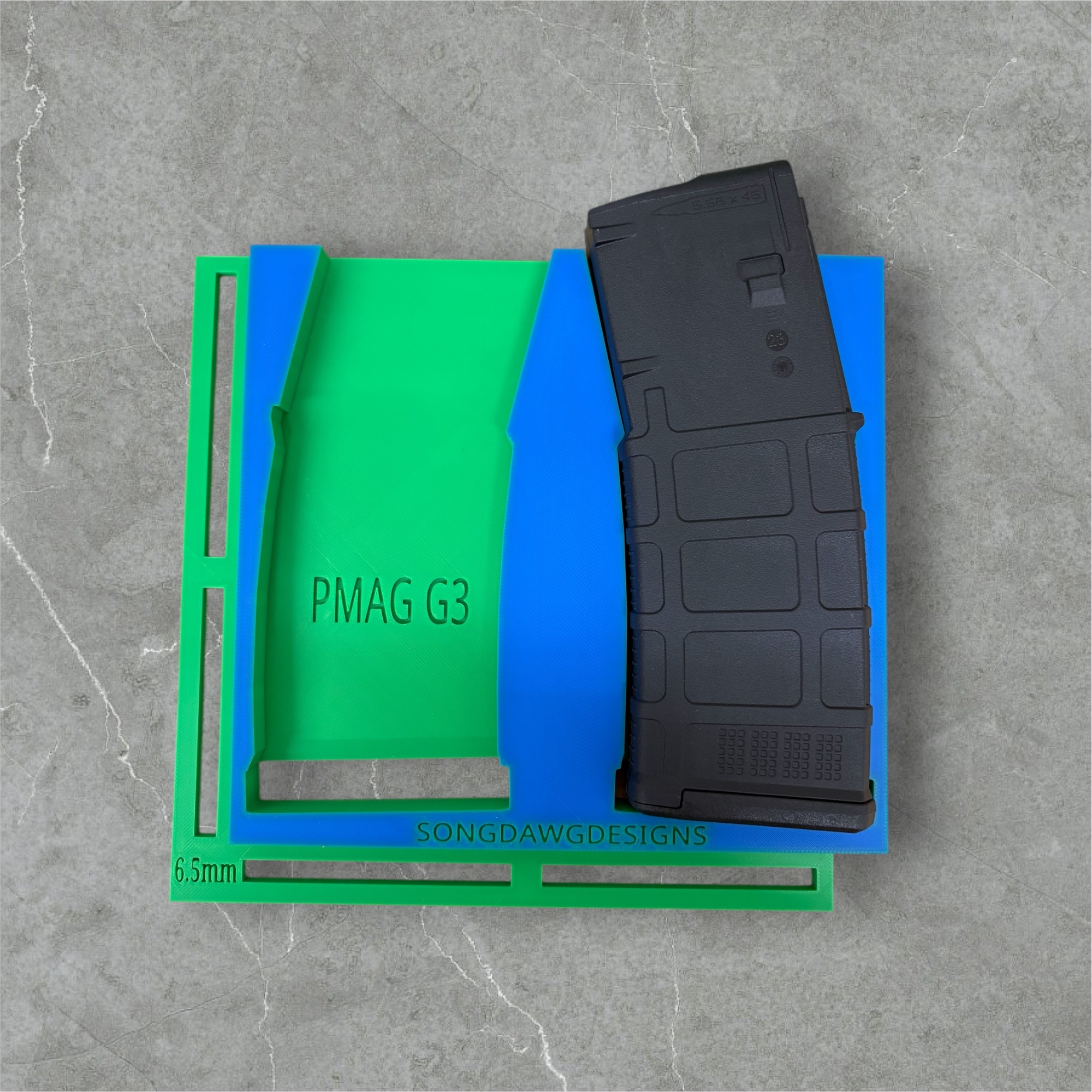 PMAG Gen 3 (M3) 5.56 Laser Engraving Jig – with Templates and Lightburn settings