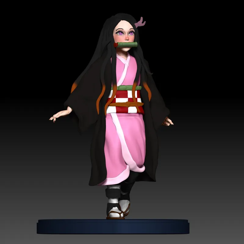 Nezuko Demon Slayer, 3D models download