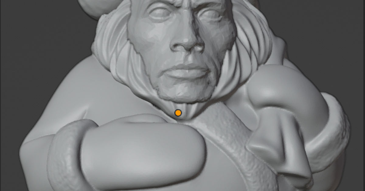 Free STL file Da wae the Rock Johnson 🪨・3D printable model to  download・Cults