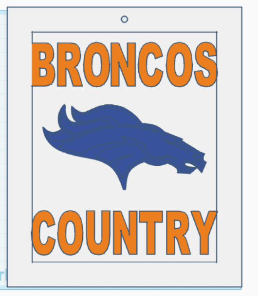 Broncos Country sign