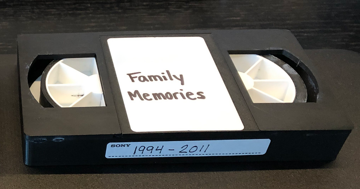 Mini VHS Tape by Xrmaddness Download free STL model