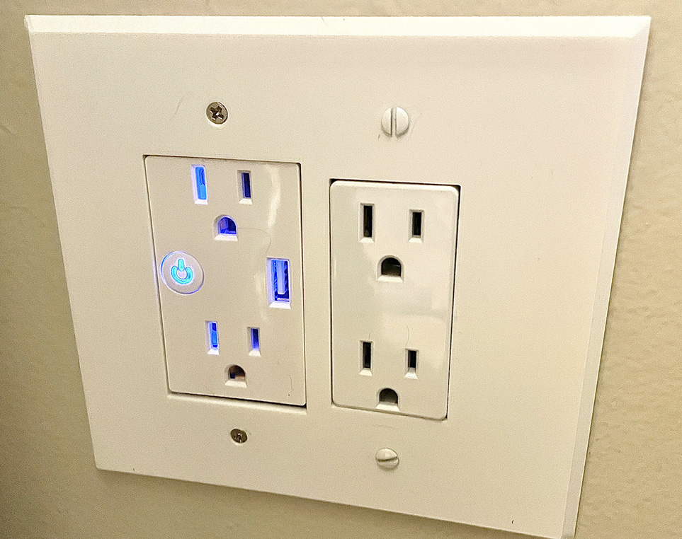 Jinvoo Smart Outlet double decora faceplate