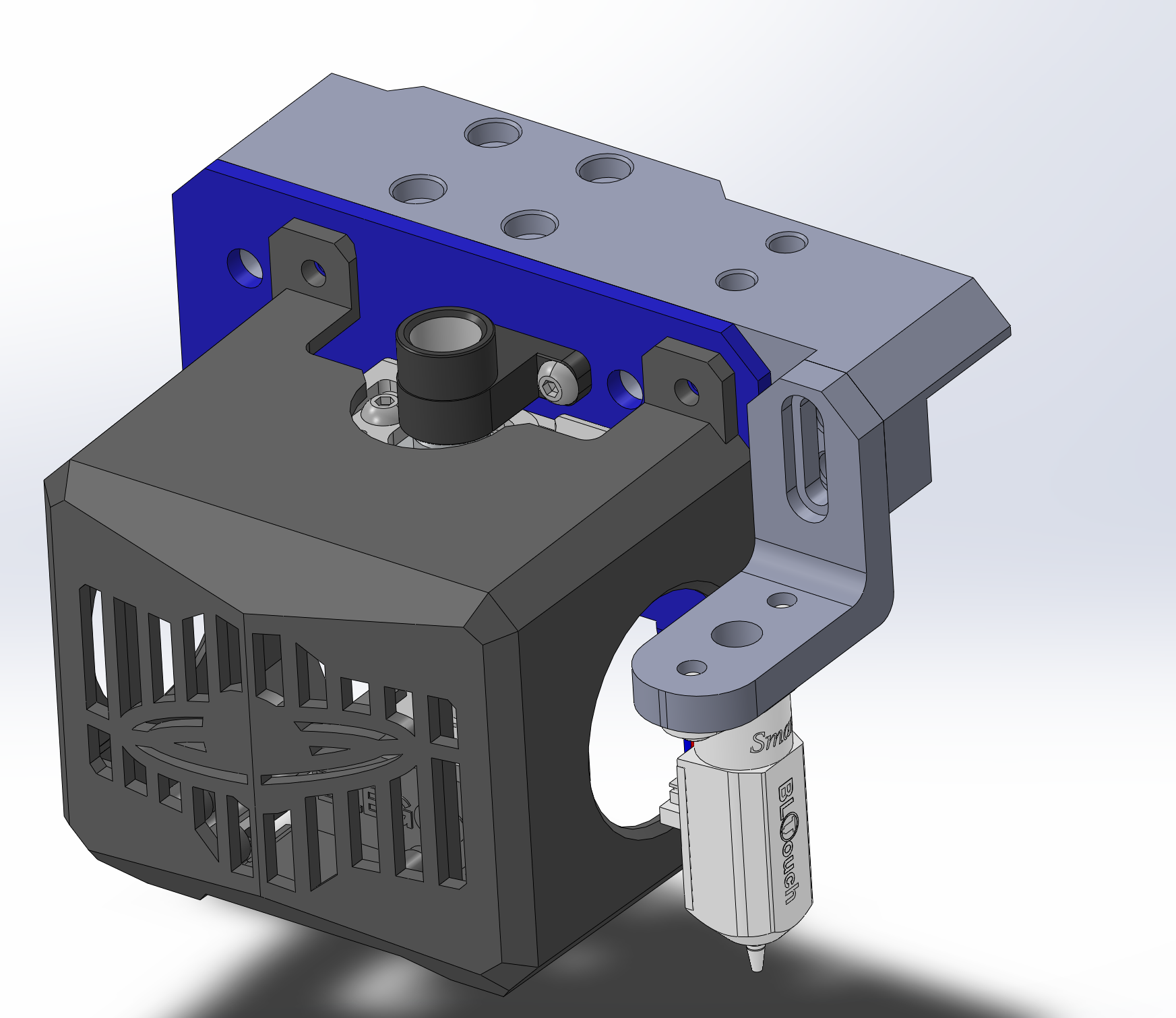 Elegoo Neptune 3 X axis Linear rail mount with BLTouch bracket and