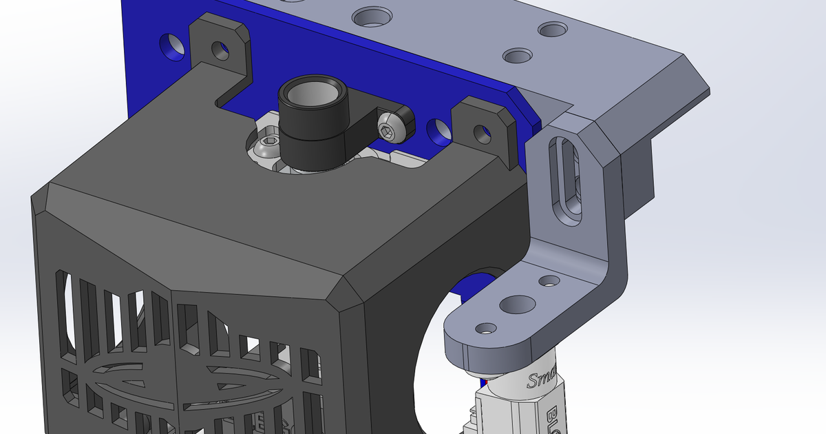 Elegoo Neptune 3 X axis Linear rail mount with BLTouch bracket and