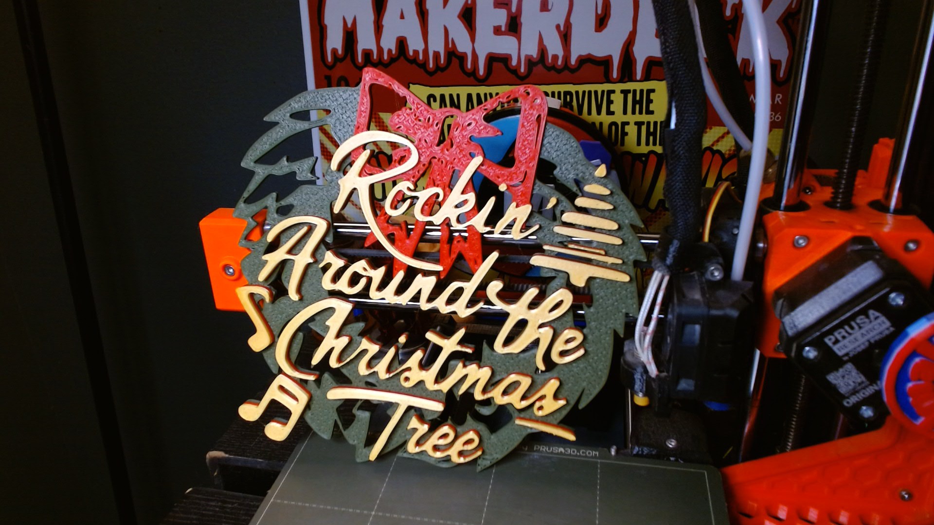 Rockin Wreath by LocalmakerMI | Download free STL model | Printables.com