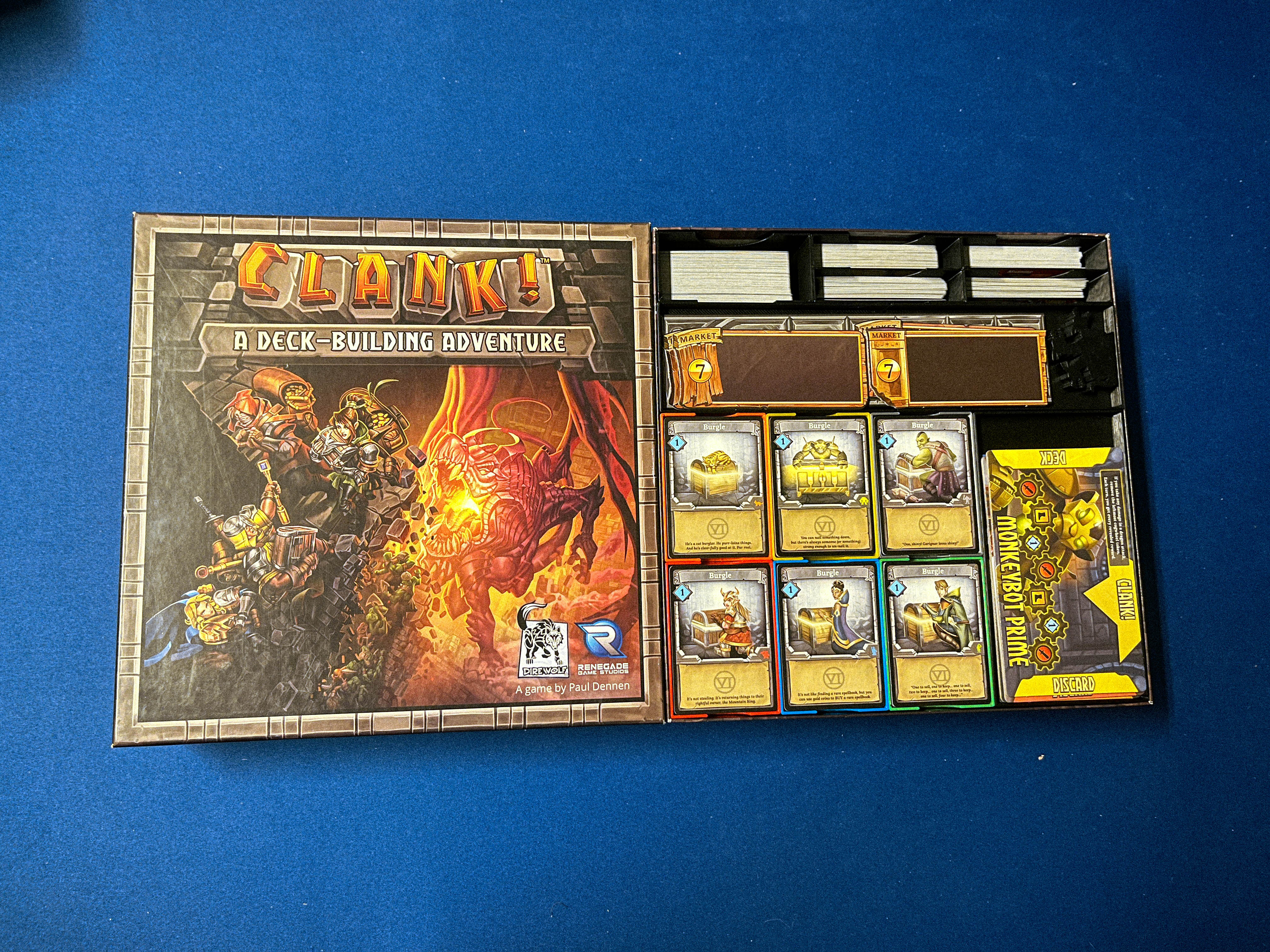 Clank! + All Non-Legacy Expansions Storage Organizer Insert