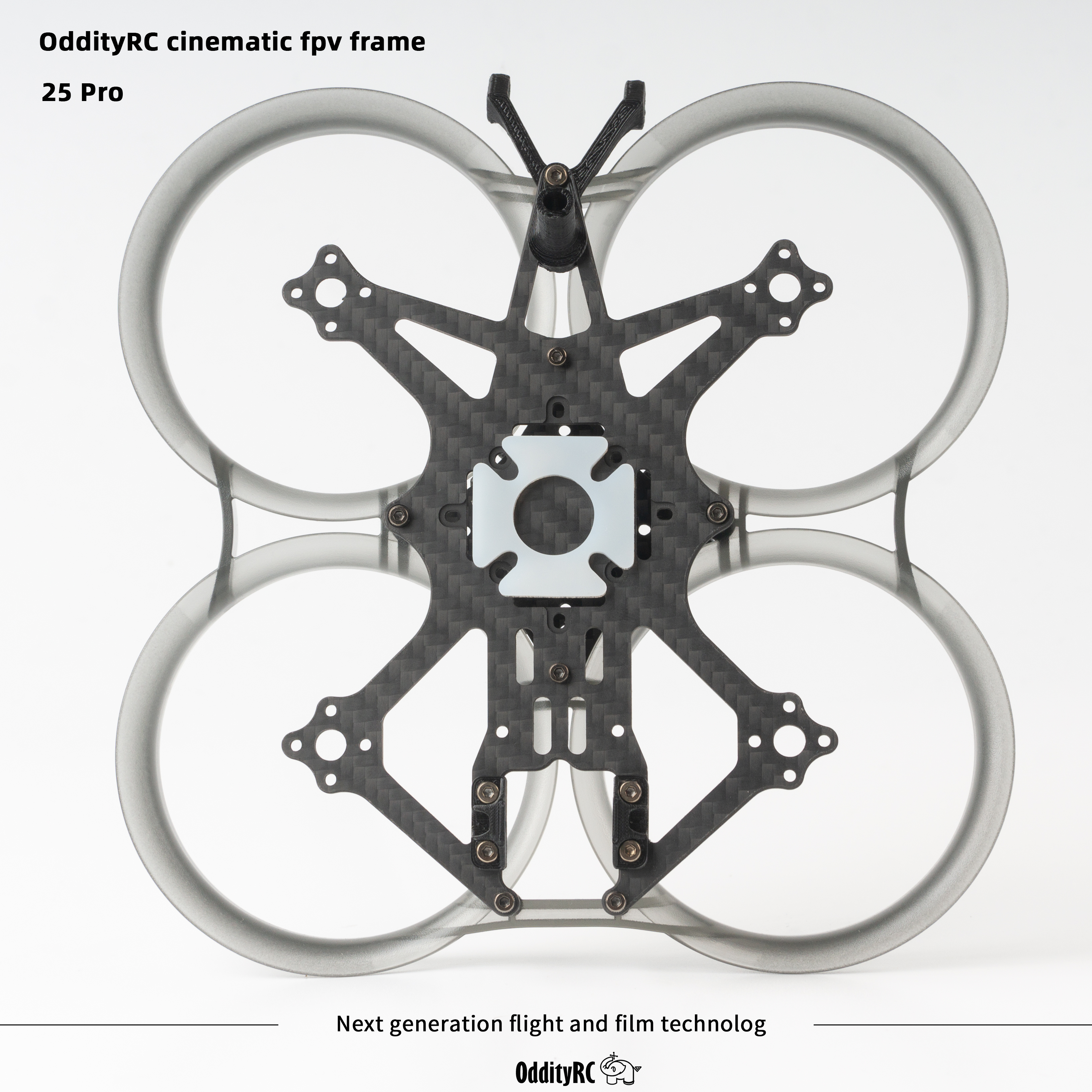 OddityRC XI25 Pro lightweight cinewhoop frame printed parts