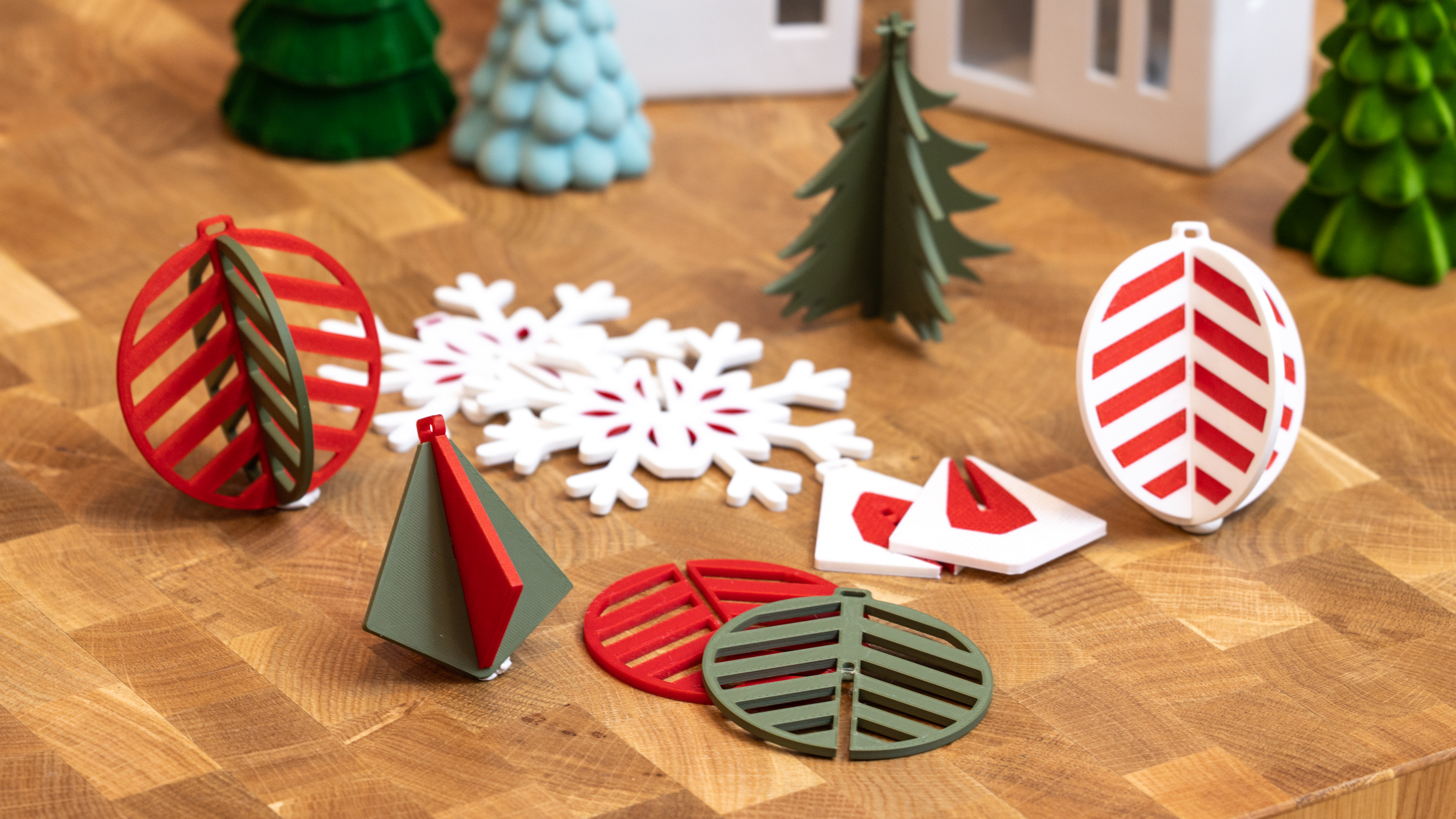 Flatpack Christmas Decorations