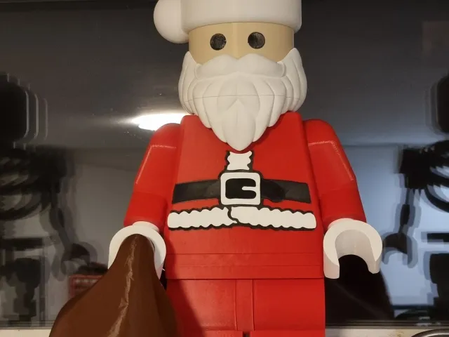 Big Santa Lego inspired
