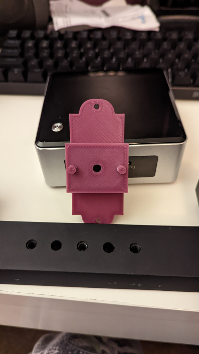 Intel NUC StarWave Sideby Side Mount by Ratlet | Download free STL ...