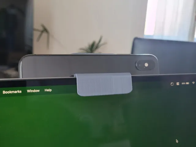 iPhone holder for Mac