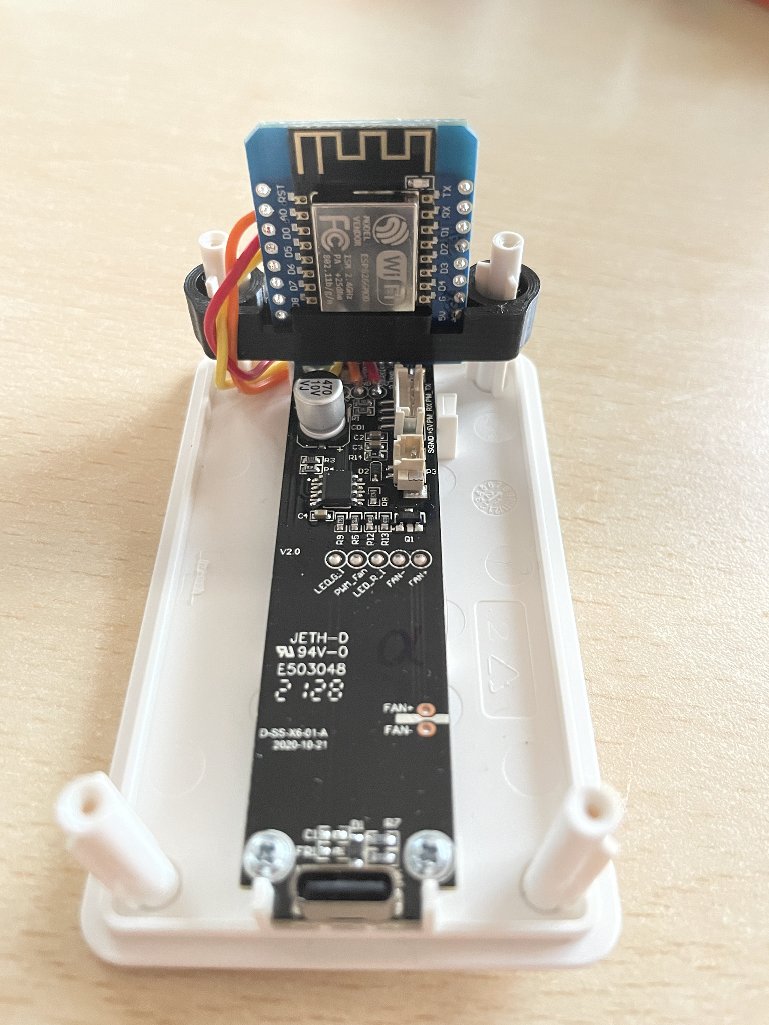IKEA VINDRIKTNING ESP8266 Wemos D1 Clip