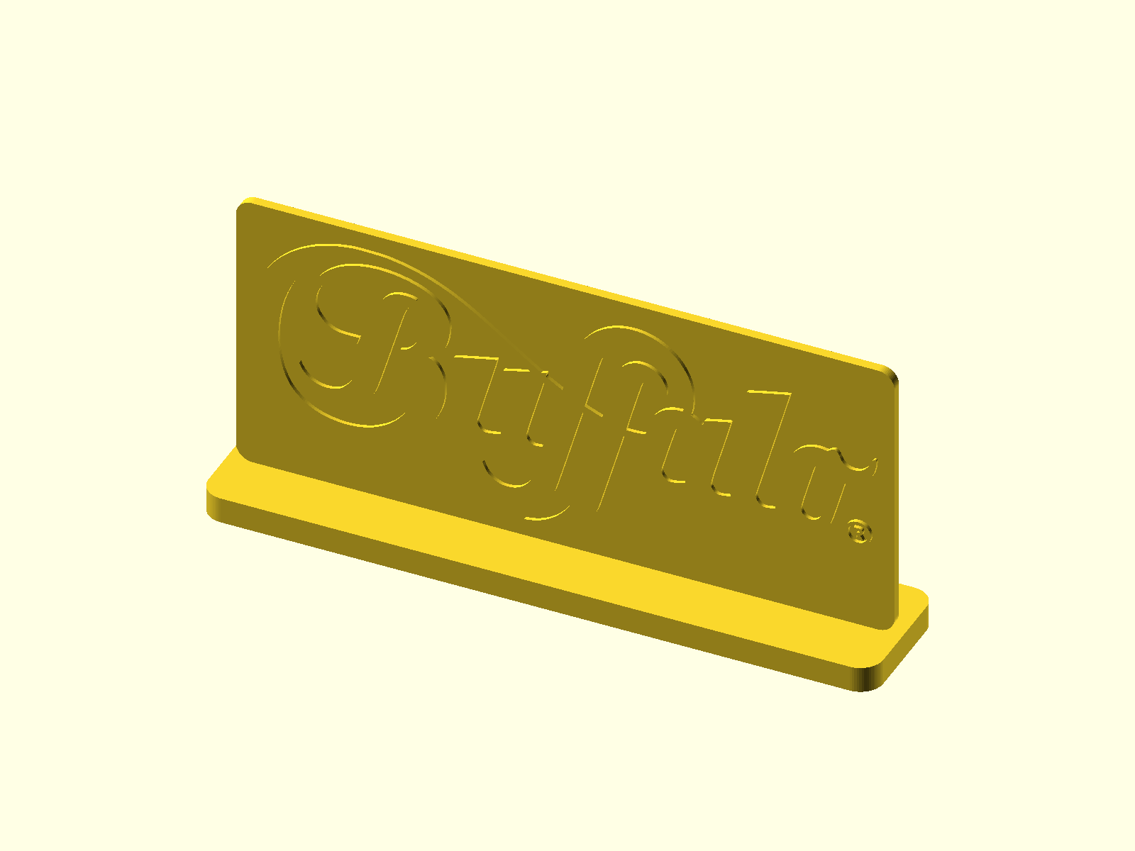 Buffalo Logo Shelf Stand