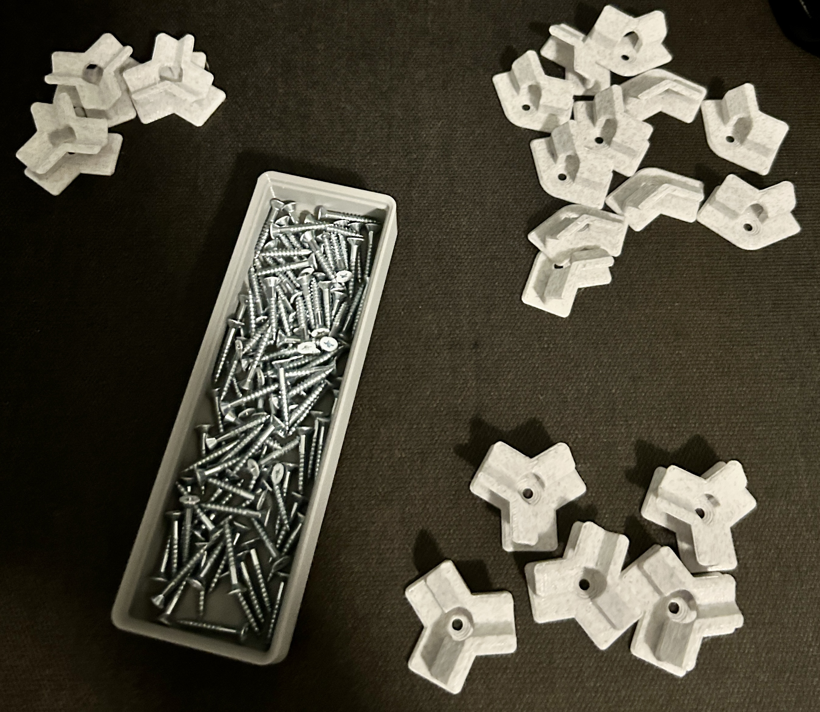 Hex Acoustic Tile Mounting Brackets by BenBreaksThings Download free