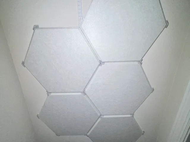 Hex Acoustic Tile Mounting Brackets