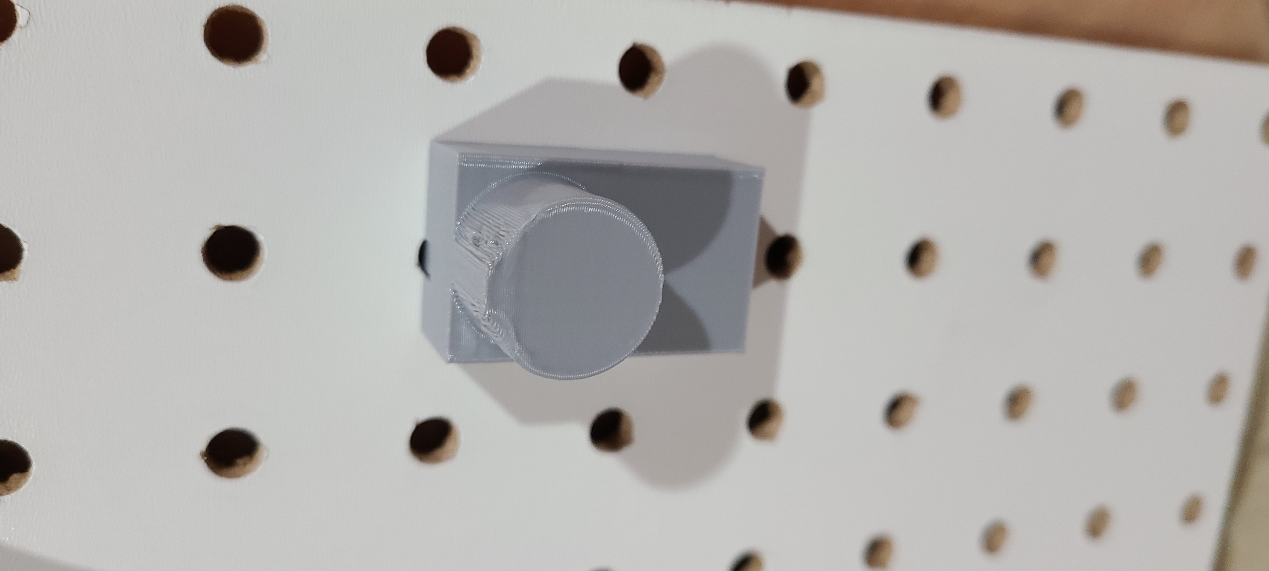 20 mm diameter stud for Universal Peg Board Peg System 3D model thumbnail