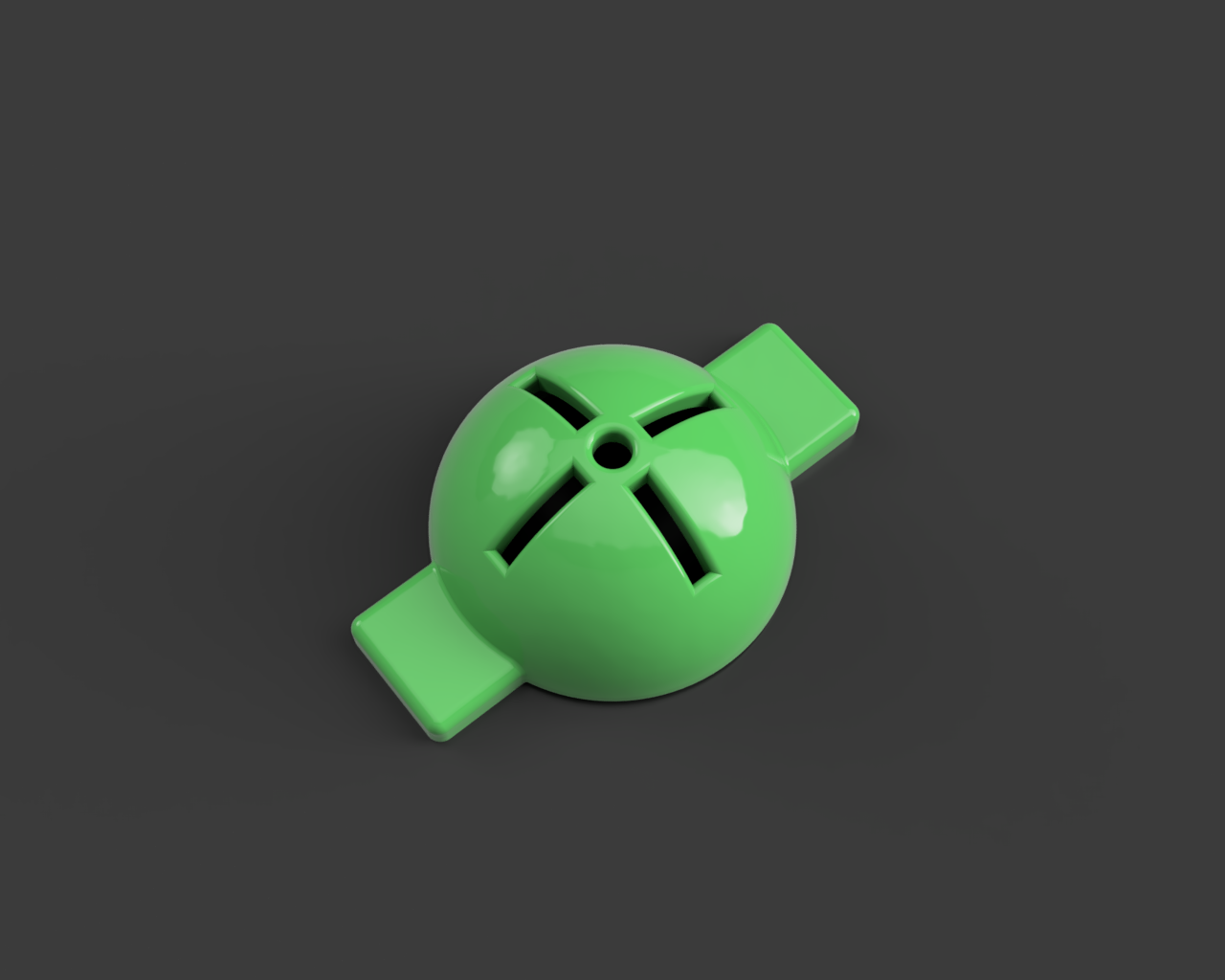 Golf Ball Marker Crosshairs by StayPuft11 Download free STL model