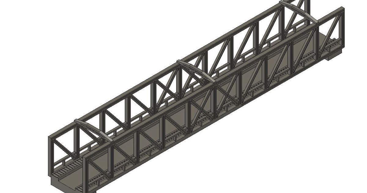 z scale bridge by brefremont Download free STL model