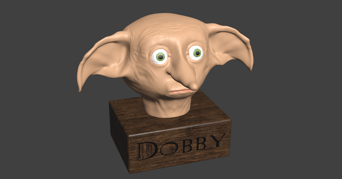 3D printing DOBBY - Harry Potter • made with ANYCUBIC PHOTON MONO 4K・Cults