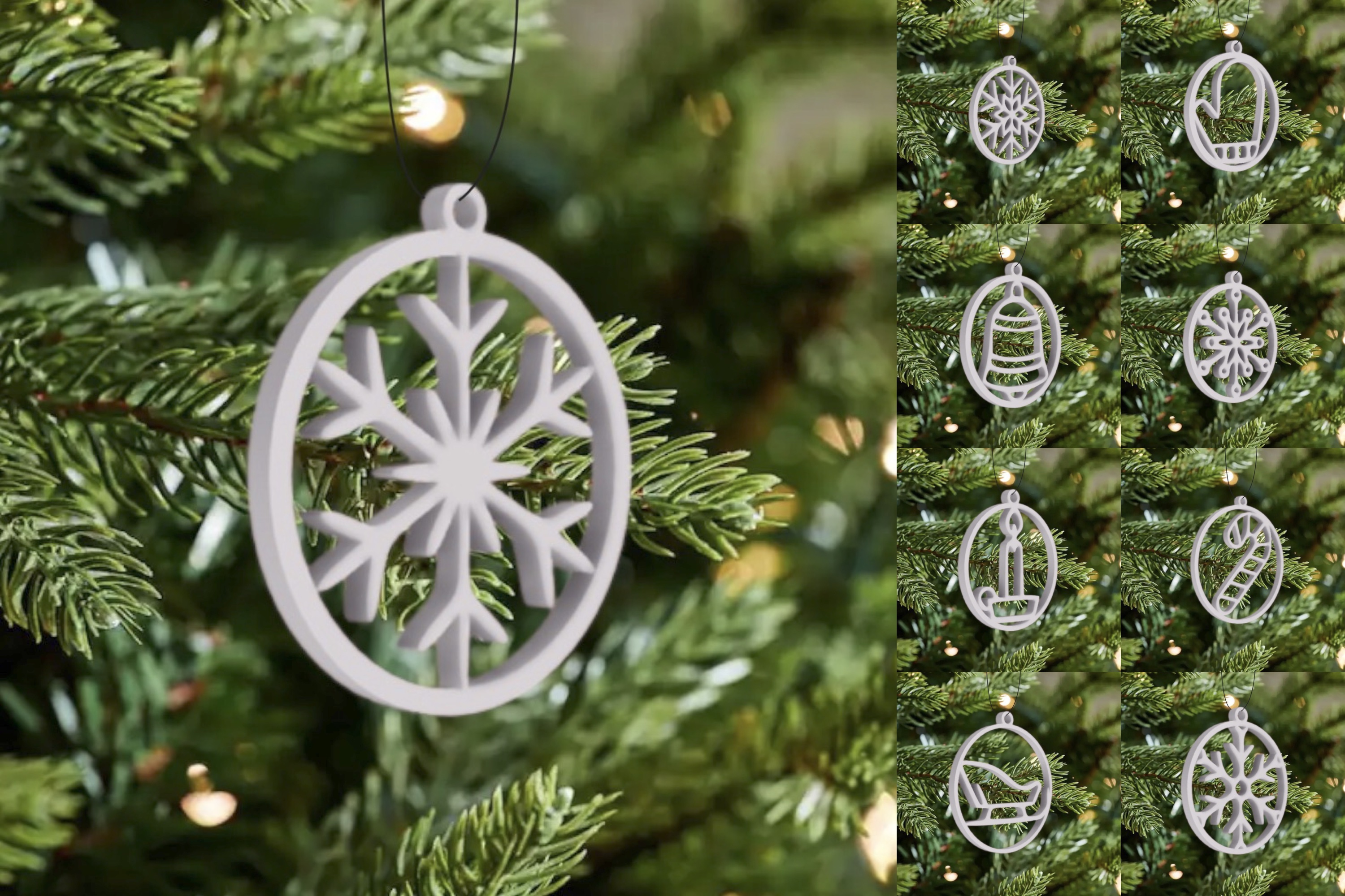 Christmas ball/decoration - snowflake2