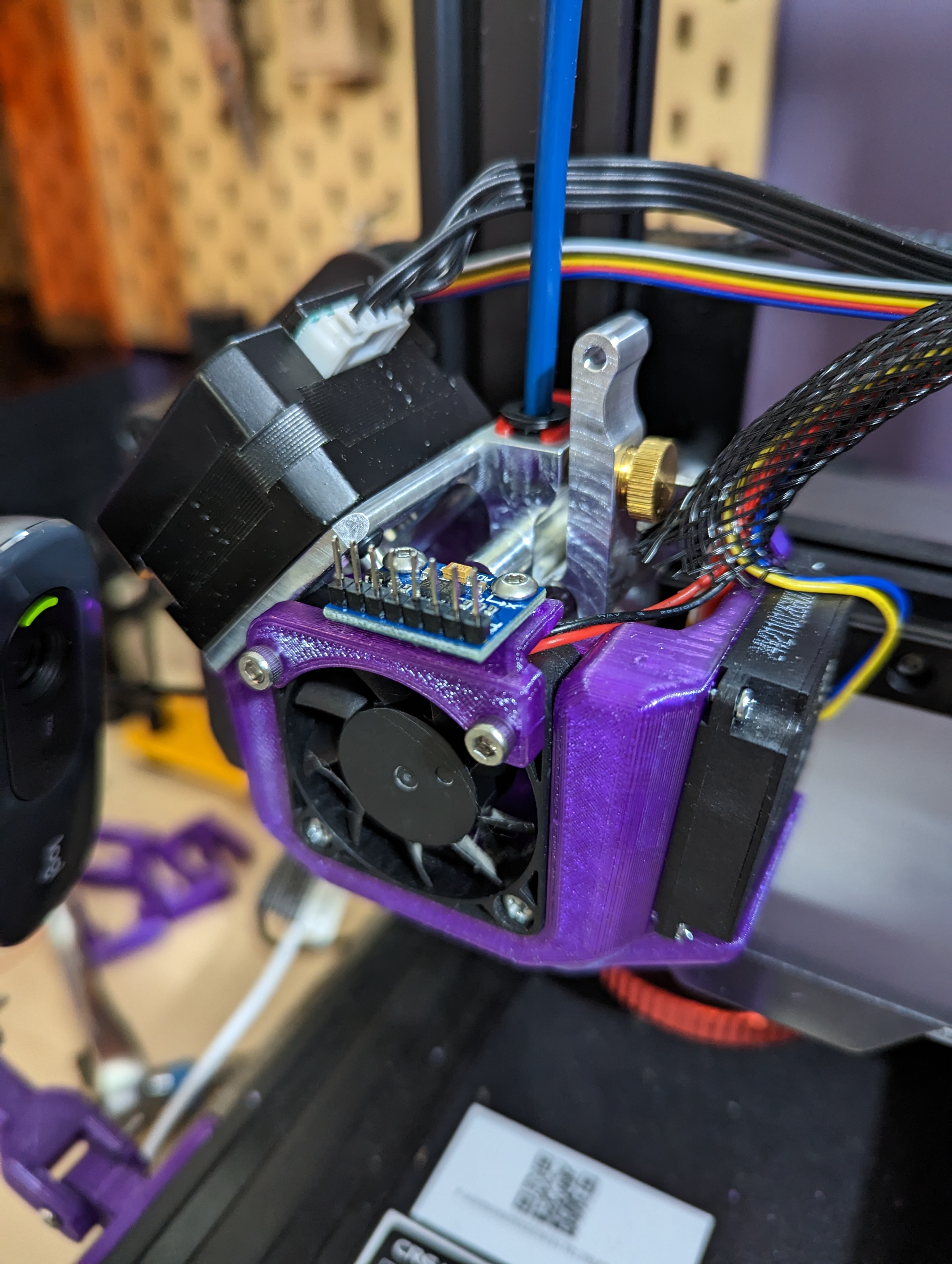 More Compatible ADXL345 Mount for Micro Swiss NG Extruder