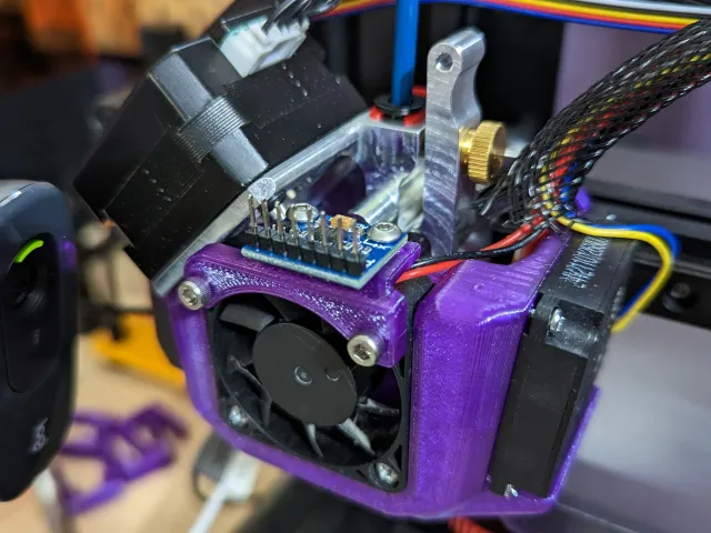 More Compatible ADXL345 Mount for Micro Swiss NG Extruder