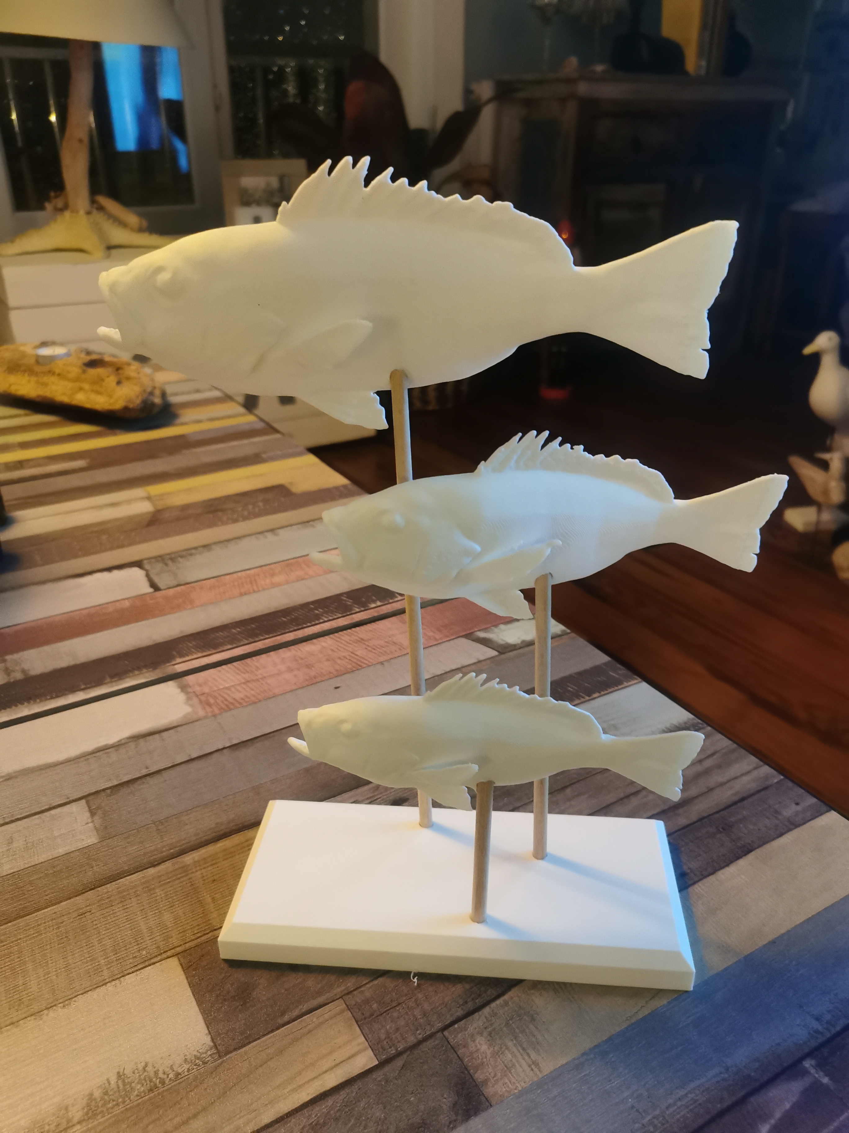 Décoration 3 poissons
