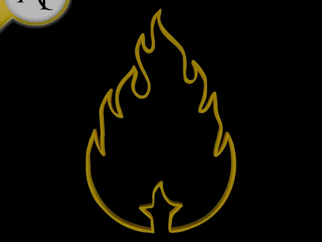 Simple Flame Symbol - 2D Art