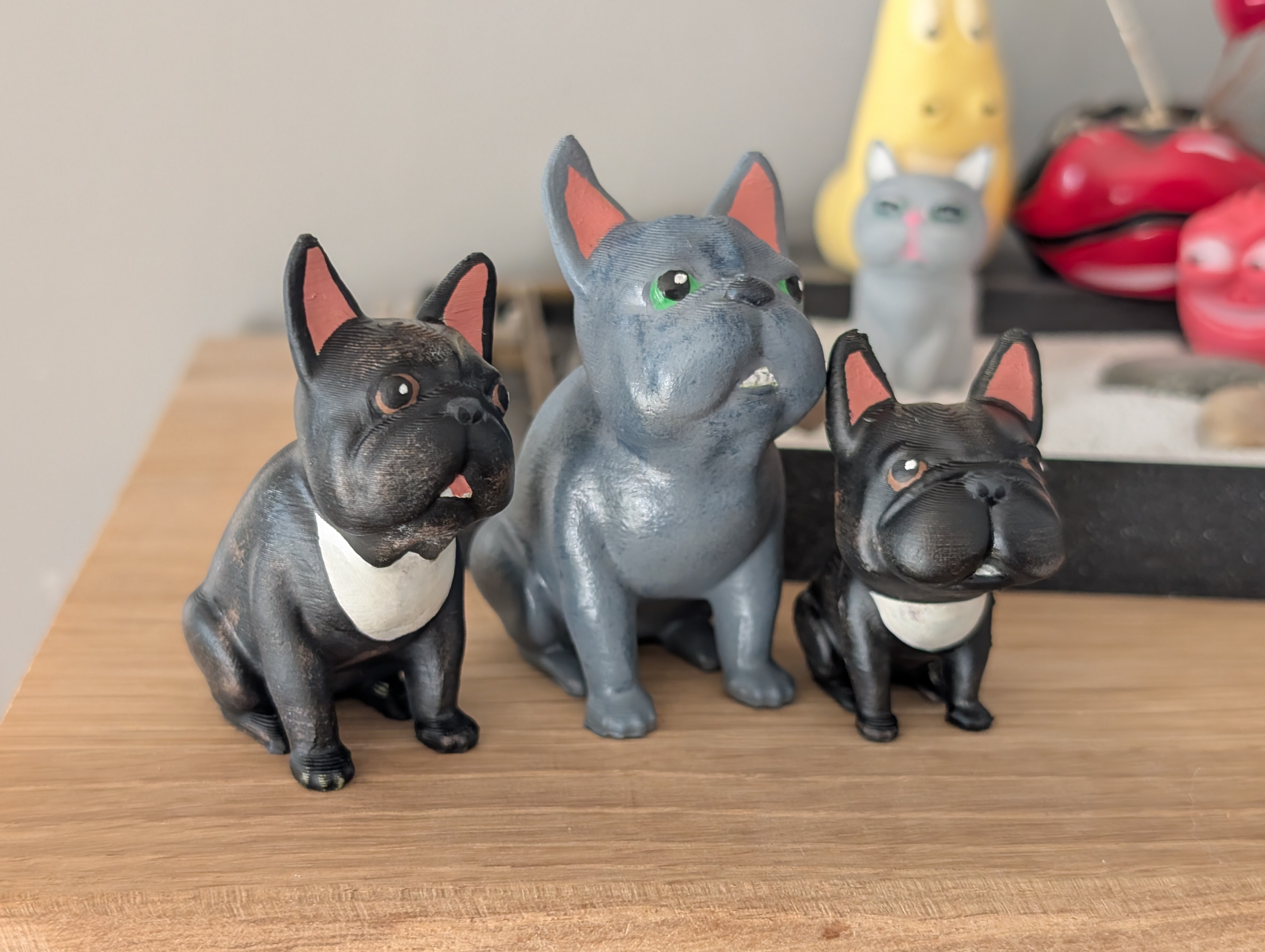 French Bulldog Family 3D model by Heidi Makes