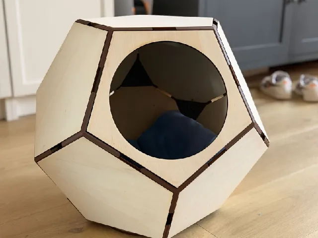 Dodecahedron Assembly Connectors – 5 mm Panels